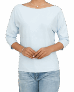 بافت یقه قایقی - Image 5