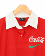 بلوز کراپ یقه دار کوکاکولا - Image 3