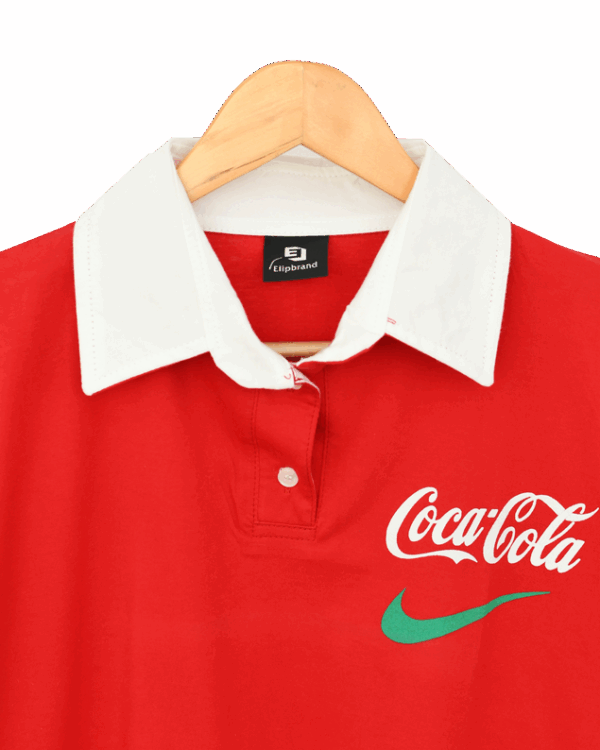 بلوز-کراپ-یقه-دار-کوکا--(6) بلوز کراپ یقه دار کوکاکولا - Image 3