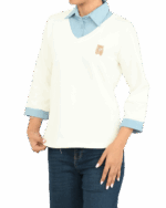 بلوز یقه دار تدی - Image 3