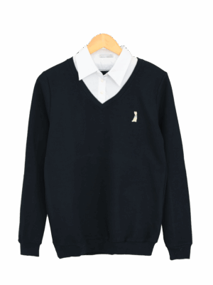 بلوز کبریتی یقه دار خرگوش