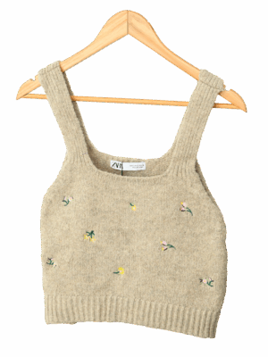 تاپ گلدوزی بافت زارا