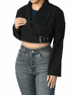 کراپ ترنچ کت زارا - Image 8