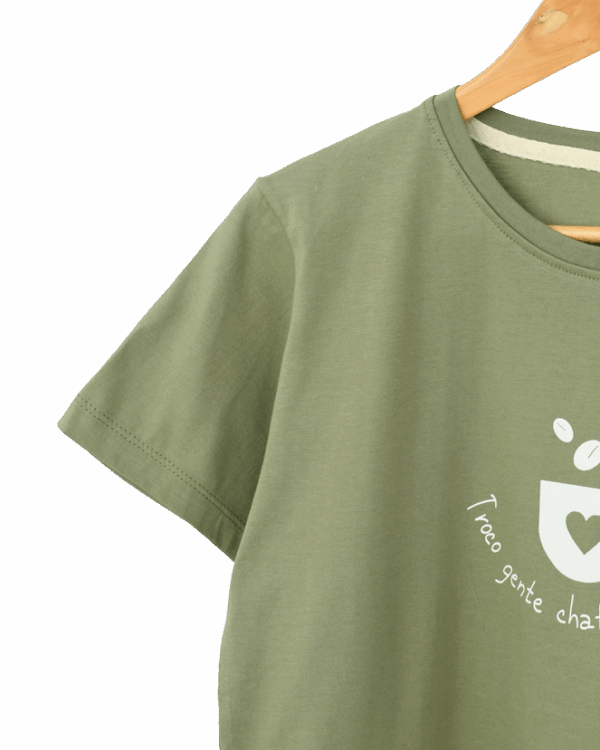 تیشرت زنانه طرح کافی - Image 5