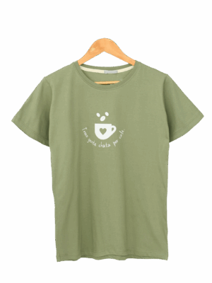 تیشرت زنانه طرح کافی