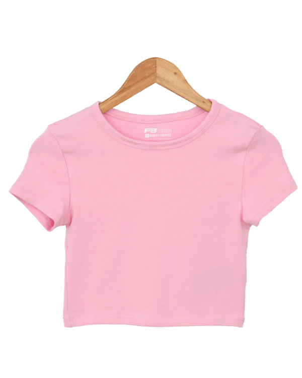 تیشرت-کراپ-اف-بی-سی--(4) تیشرت بیسیک پنبه وارداتی - Image 1