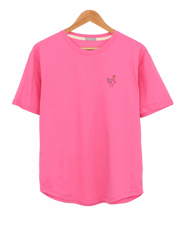 تیشرت آستین پاکتی گلدوزی - Image 1