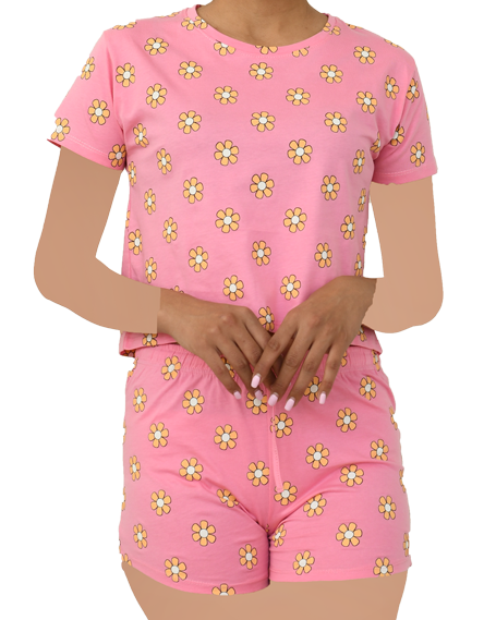 ست-تیشرت-شورتک-فانتزی--(4) ست راحتی تیشرت و شلوارک - Image 5