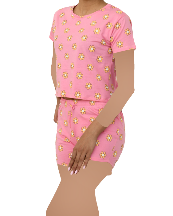 ست-تیشرت-شورتک-فانتزی--(5) ست راحتی تیشرت و شلوارک - Image 6