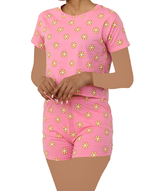 ست-تیشرت-شورتک-فانتزی--(6) ست راحتی تیشرت و شلوارک - Image 7