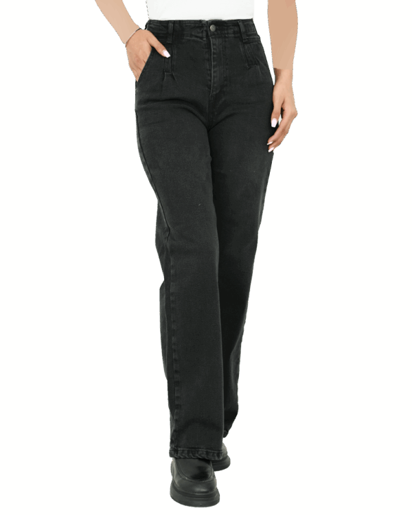 شلوار جین ذغالی ریچ - Image 3