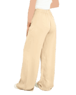 شلوار نیم بگ پشت کش سیلک - Image 7