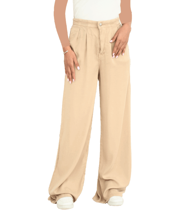 شلوار-سیلک-کمر-دکمه-دار-پونزا--(12) شلوار نیم بگ پشت کش سیلک - Image 8