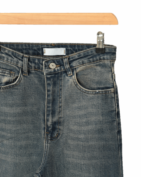 شلوار جین واید پایین کات - Image 3