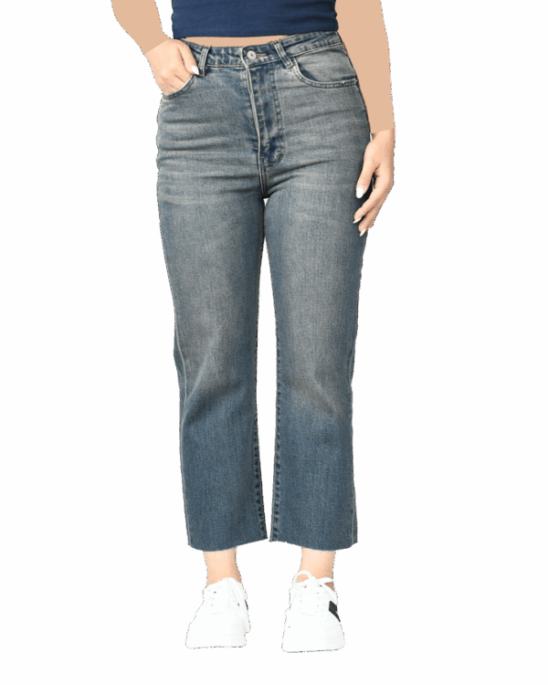 شلوار جین واید پایین کات - Image 4