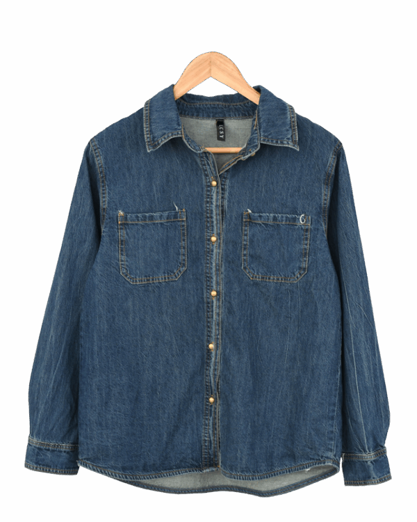 شومیز-جین-(8) شومیز جین دوجیب - Image 1