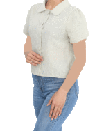 شومیز یقه دار عروسکی - Image 5