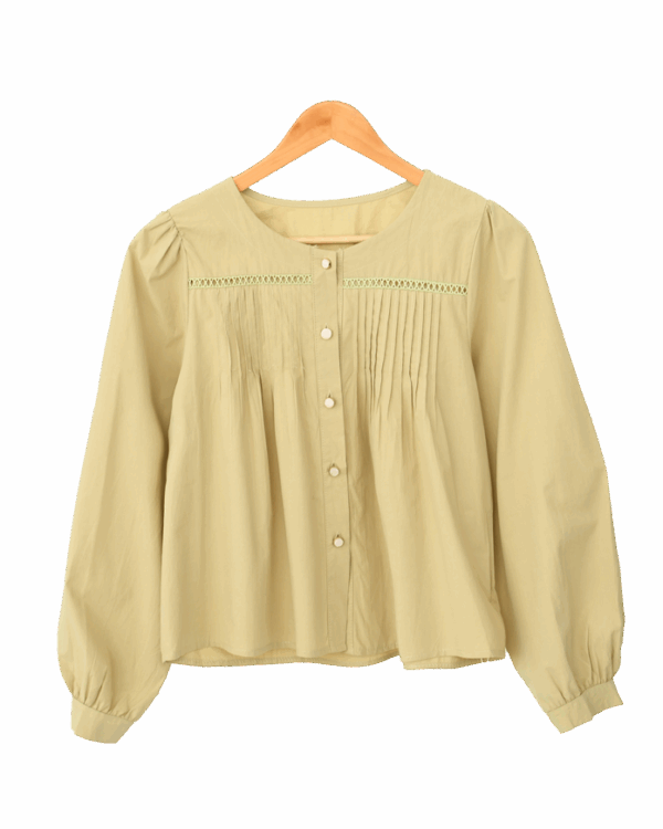 شومیز-وارداتی-یقه-گرد--(7) شومیز جلو دکمه - Image 1