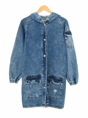 بارونی کلاه دار جین