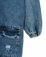 بارونی کلاه دار جین - Image 4