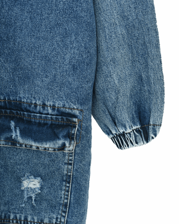 کت-جین-کلاه-دار--(4) بارونی کلاه دار جین - Image 4