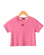 تیشرت کراپ قلب