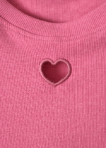 تیشرت کراپ قلب - Image 4