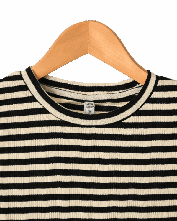 تیشرت کراپ راه راه - Image 6