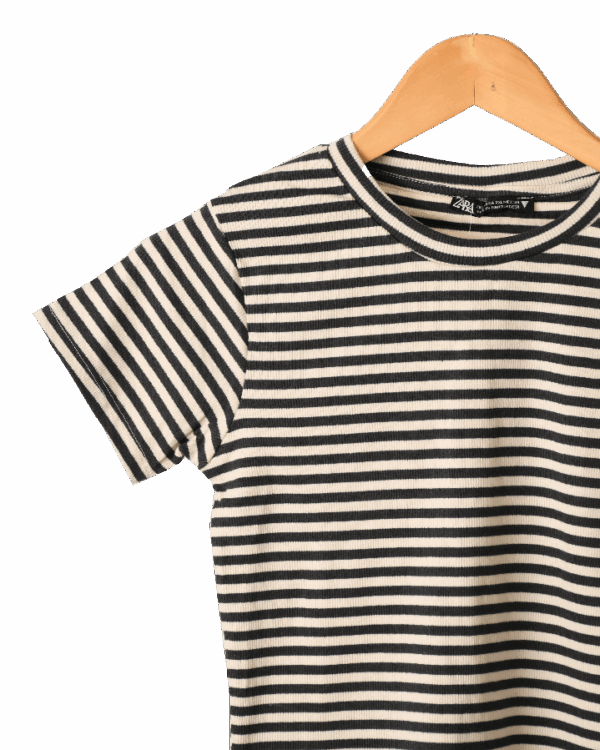 تیشرت کراپ راه راه - Image 7