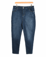 شلوار جین جذب سایز بزرگ سرمه ای