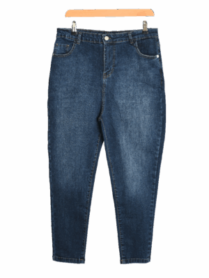 شلوار جین جذب سایز بزرگ سرمه ای