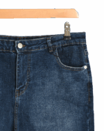 شلوار جین جذب سایز بزرگ سرمه ای - Image 2