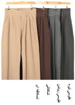 شلوار فوتر جلو دکمه پشت کش - Image 2