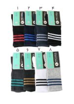 جوراب ساق بلند مردانه سه خط - Image 2