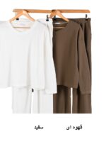 ست بلوز شلوار بیسکوئیتی بیسیک - Image 3