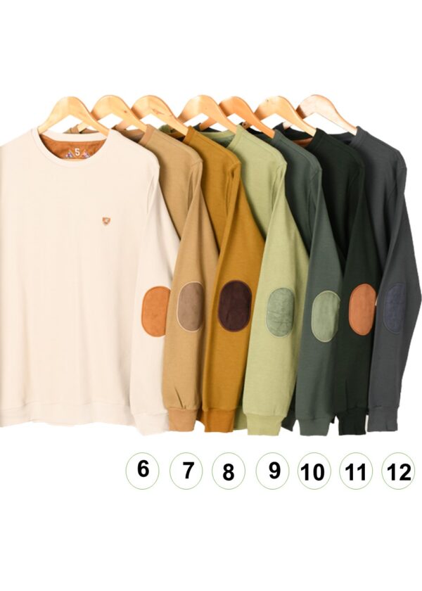 Slide2 پلیور کبریتی مردانه یقه گرد - Image 3