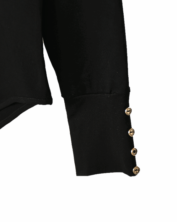 بادی یقه دار سرآستین دکمه - Image 4