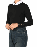 بادی یقه دار سرآستین دکمه - Image 6