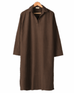 پیراهن کتان آستین بلند