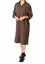 پیراهن کتان آستین بلند - Image 5