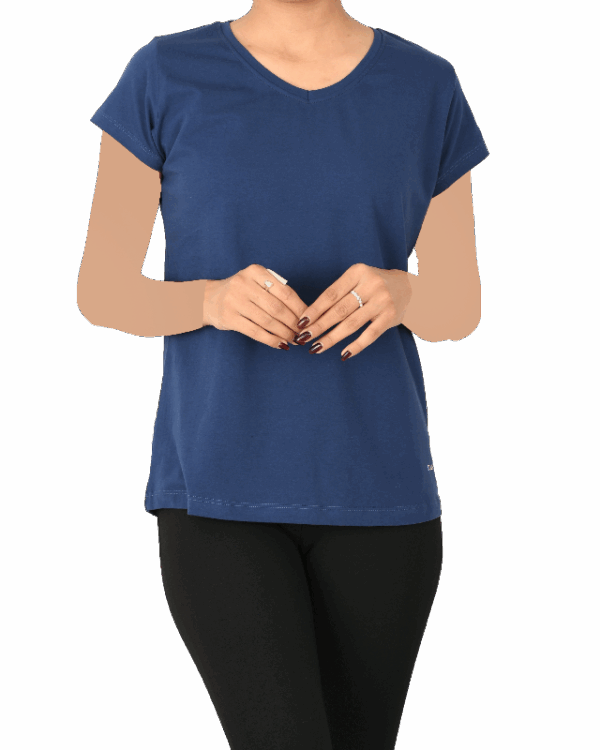 تیشرت یقه هفت رنگی - Image 3