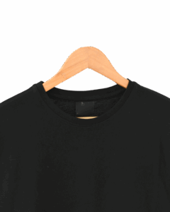 کراپ تیشرت سفید و مشکی ساده - Image 3