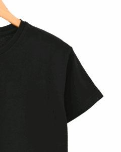 کراپ تیشرت سفید و مشکی ساده - Image 4