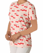 تیشرت کبریتی طرح دار اچ اند ام - Image 6