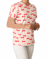 تیشرت کبریتی طرح دار اچ اند ام - Image 10