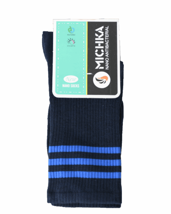 جوراب ساق بلند مردانه سه خط - Image 1