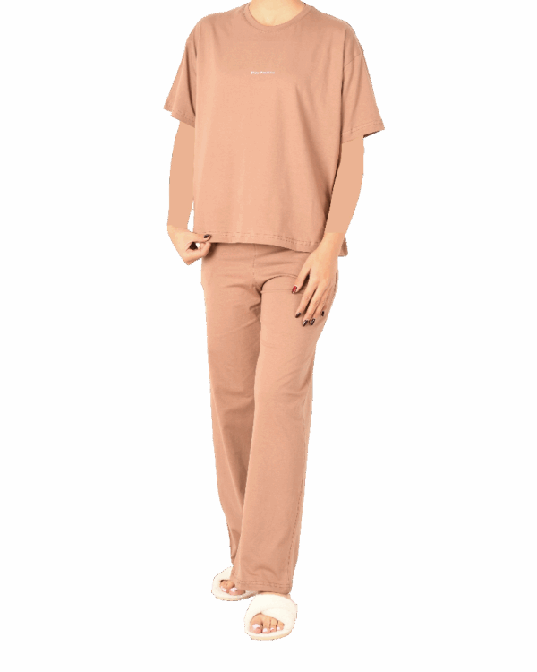 ست تیشرت و شلوار راحتی رنگی - Image 9