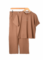 ست تیشرت و شلوار راحتی رنگی