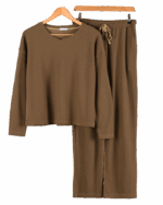 ست بلوز شلوار بیسکوئیتی بیسیک