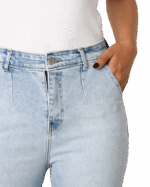 شلوار جین مام فیت سایز بزرگ - Image 3